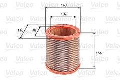 VALEO Luftfilter 585602 Motorluftfilter,Filter für Luft PEUGEOT,CITROËN,MEGA,106 II Schrägheck (1A_, 1C_),306 Schrägheck (7A, 7C, N3, N5)