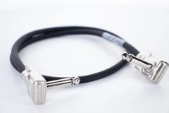 Cordial CFIP 0,15 RR, 0,15 m, 2 x flache Winkelklinkenstecker 6,3 mm mono