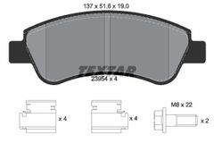 TEXTAR Bremsbelagsatz Q+ 2395401 Bremsbeläge,Bremsklötze OPEL,PEUGEOT,CITROËN,Crossland X (P17),Corsa F,CORSA F Kasten/Schrägheck