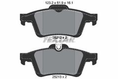 TEXTAR Bremsbelagsatz Q+ 2521201 Bremsbeläge,Bremsklötze FORD,MAZDA,VOLVO,FOCUS III Turnier,Kuga Mk2 (DM2),FOCUS III,C-Max II (DXA/CB7, DXA/CEU)