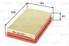 VALEO Luftfilter 585202 Motorluftfilter,Filter für Luft MAZDA,FORD USA,MX-5 II (NB),626 V Hatchback (GF),626 V (GF),626 V Station Wagon (GW)