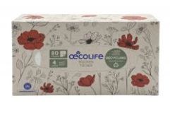 Oecolife Taschentücher Box 4-lagig