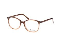 Mister Spex Collection Aurel Transparent Brown, inkl. Gläser, Cat Eye Brille, Damen