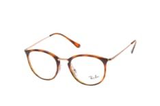 Ray-Ban RX 7140 5687 small, inkl. Gläser, Runde Brille, Unisex