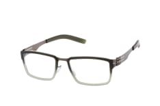 ic! berlin Gert H. graphite-broken, inkl. Gläser, Rechteckige Brille, Herren