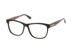 WOOD FELLAS Wildenau 10939 black oak, inkl. Gläser, Quadratische Brille, Unisex
