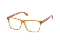 WOOD FELLAS Waldau 10941 zebrano, inkl. Gläser, Quadratische Brille, Unisex