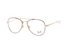 Ray-Ban RX 6413 2982 small, inkl. Gläser, Aviator Brille, Unisex