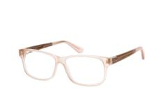 WOOD FELLAS Marienberg 10994 walnut/gld, inkl. Gläser, Quadratische Brille, Unisex