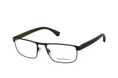 Emporio Armani EA 1086 3001, inkl. Gläser, Rechteckige Brille, Herren