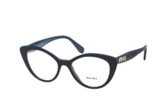 Miu Miu MU 01RV TMY1O1, inkl. Gläser, Cat Eye Brille, Damen