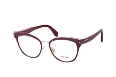Miu Miu MU 54QV CCG1O1, inkl. Gläser, Quadratische Brille, Damen