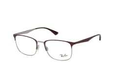 Ray-Ban RX 6421 3040, inkl. Gläser, Quadratische Brille, Unisex