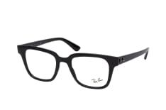 Ray-Ban RX 4323V 2000, inkl. Gläser, Quadratische Brille, Unisex