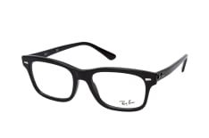 Ray-Ban RX 5383 2000, inkl. Gläser, Quadratische Brille, Unisex