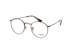 Ray-Ban Round Metall RX 3447V 3074, inkl. Gläser, Runde Brille, Unisex