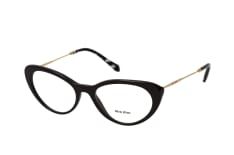 Miu Miu MU 05RV 1AB1O1, inkl. Gläser, Cat Eye Brille, Damen