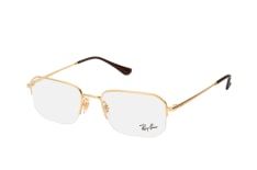 Ray-Ban RX 6449 2500, inkl. Gläser, Rechteckige Brille, Unisex