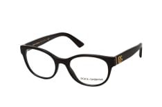 Dolce&Gabbana DG 3327 501, inkl. Gläser, Cat Eye Brille, Damen