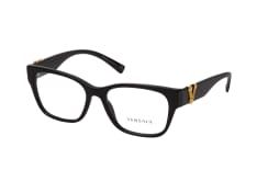 Versace VE 3283 GB1, inkl. Gläser, Quadratische Brille, Damen