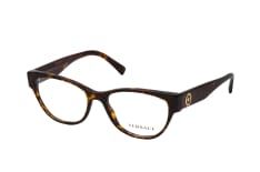 Versace VE 3287 108, inkl. Gläser, Cat Eye Brille, Damen