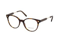 Versace VE 3291 108, inkl. Gläser, Runde Brille, Damen