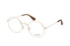 Vasuma SNOK S42 LIGHT GOLD, inkl. Gläser, Runde Brille, Unisex