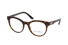 Dolce&Gabbana DG 3334 502, inkl. Gläser, Runde Brille, Damen