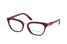 Dolce&Gabbana DG 3335 3091, inkl. Gläser, Cat Eye Brille, Damen