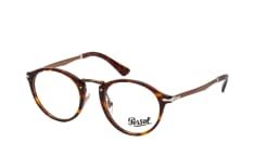 Persol PO 3248V 24, inkl. Gläser, Runde Brille, Unisex