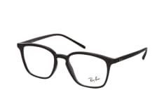 Ray-Ban RX 7185 2000, inkl. Gläser, Quadratische Brille, Unisex