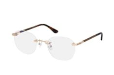 WOOD FELLAS Ammil 11016 6705, inkl. Gläser, Runde Brille, Unisex