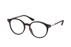 WOOD FELLAS Slate 11027 6724, inkl. Gläser, Runde Brille, Unisex