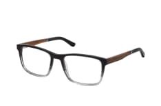 WOOD FELLAS Eysome 11019 6728, inkl. Gläser, Quadratische Brille, Herren