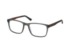 WOOD FELLAS Eysome 11019 6727, inkl. Gläser, Quadratische Brille, Herren