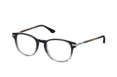 WOOD FELLAS Lucida 11023 6738, inkl. Gläser, Runde Brille, Herren