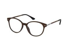 WOOD FELLAS Solace 11028 6725 w, inkl. Gläser, Runde Brille, Damen
