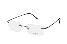 Aspect by Mister Spex Norris Titanium 3059 S24, inkl. Gläser, Rechteckige Brille, Herren