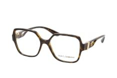 Dolce&Gabbana DG 5065 502, inkl. Gläser, Quadratische Brille, Damen