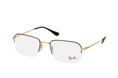 Ray-Ban RX 6449 2991, inkl. Gläser, Rechteckige Brille, Unisex