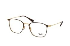Ray-Ban RX 6466 2905, inkl. Gläser, Quadratische Brille, Unisex