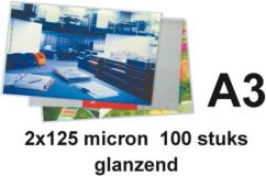 Quantore A3 Laminierfolien glänzend 2x125 Mikron 100 Stück