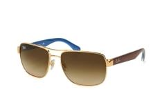 Ray-Ban RB 3530 001/13, Aviator Sonnenbrille, Herren