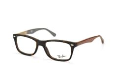 Ray-Ban RX 5228 5545, inkl. Gläser, Rechteckige Brille, Damen