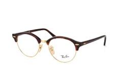 Ray-Ban Clubround RX 4246V 2372 L, inkl. Gläser, Runde Brille, Unisex
