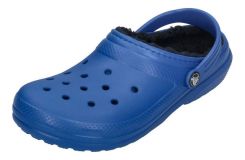 Crocs »Classic Lined Clog« Hausschuh Blue Bolt