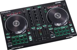 Roland DJ-202 2-Kanal DJ Controller für Serato Intro mit vier Decks