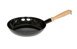 Riess Holzknechtpfanne Emaille Bratpfanne Schwarz 24cm