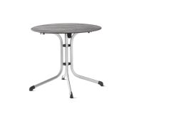 Sieger Boulevard Klapptische Stahlrohr/Polytec Ø85 cm bis 140 cm