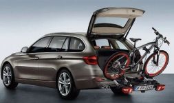 »Original BMW Fahrrad-Heckträger Pro 2.0 für 2 Fahrräder / EBike´s« (1-St)